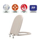 Assento Icasa Sabatini Areia Soft Close Polipropileno