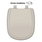 Assento Icasa Sabatini Areia Soft Close Polipropileno