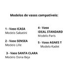 Assento Icasa Sabatini Branco Soft Close Resina Termofixo