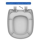 Assento Icasa Sabatini Cinza Convencional Polipropileno