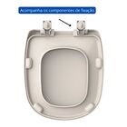 Assento Icasa Sabatini Palha Convencional Resina Termofixo