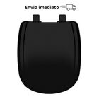 Assento Icasa Sabatini Preto Convencional Polipropileno