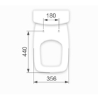 Assento Incepa Suite Branco Soft Close Resina Tupan