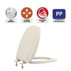 Assento Incepa Thema Biscuit Soft Close Polipropileno Tupan