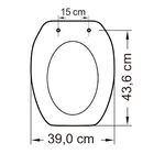 Assento Incepa Thema Biscuit Soft Close Polipropileno Tupan