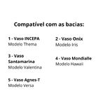 Assento Incepa Thema Branco Soft Close Pp Tupan