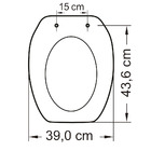 Assento Incepa Thema Preto Convencional Polipropileno