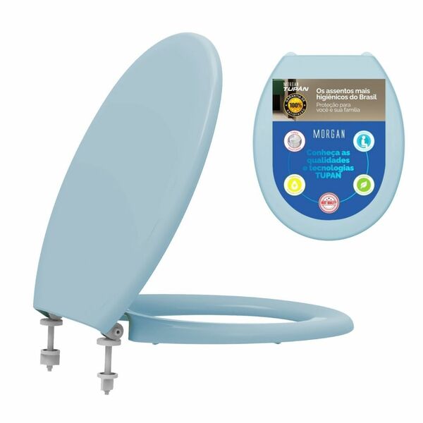 Assento Infantil Oval Universal Azul Polipropileno Tupan