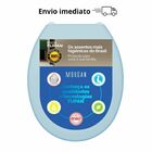 Assento Infantil Oval Universal Azul Polipropileno Tupan