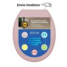 Assento Infantil Oval Universal Rosa Polipropileno Tupan