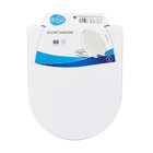 Assento Sanitário Luna Especial Polipropileno Fechamento Comum Branco Sensea