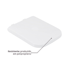 Assento Sanitário Lyon/Misti Polipropileno Fechamento Suave Branco Sensea