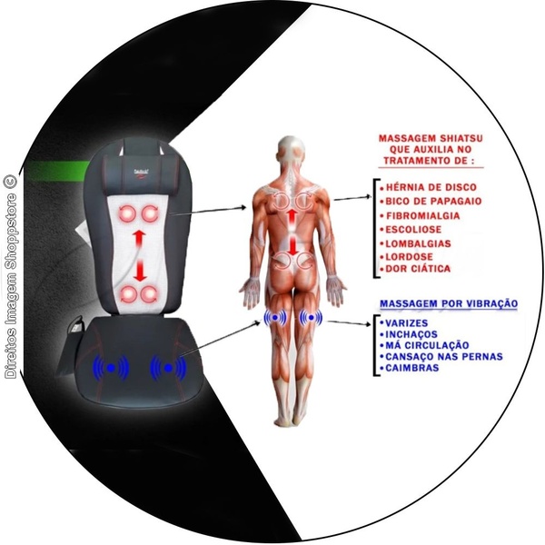 Shiatsu elite assento Clearance