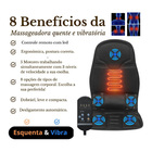 Assento Massageador Eletrico Aquecimento Controle Carro Poltr