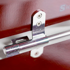 Assento Sanitário Madeira Mogno Fechamento Comum Fixação Cromada para Vaso Icasa Sabatini