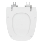 Assento Monte Carlo Poliéster Fechamento Suave Branco Sensea