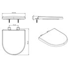 Assento Original Termofixo Amortecido Nexo Roca Bege