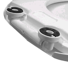 Assento Oval Almofadado Suavit Cinza Conv. Pp Tigre