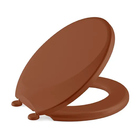 Assento Oval Almofadado Tigre Plástico Caramelo Suavit Conv.