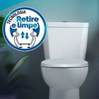 Assento Oval Retire Limpe Com Fechamento Suave Branco Tupan