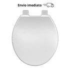 Assento Oval Retire Limpe Com Fechamento Suave Branco Tupan