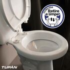 Assento Oval Retire Limpe Com Fechamento Suave Branco Tupan