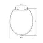 Assento Oval Retire Limpe Com Fechamento Suave Branco Tupan