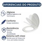 Assento Oval Soft Close Branco - Astra