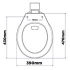 Assento Oval Soft Close Branco - Astra