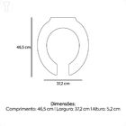 Assento Oval Soft Close Branco - Astra