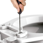 Assento Oval Universal Branco Soft Close Easy Clean Tigre Pp