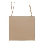Assento Oxford Marrom 40x40cm Artesanal Teares