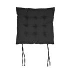 Assento Oxford Preto 40x40cm