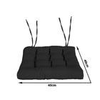 Assento Oxford Preto 40x40cm