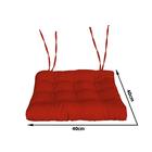 Assento Oxford Vermelho 40x40cm