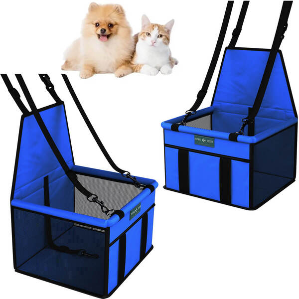 Assento Pet Cadeirinha Cadeira Banco Carro Booster Cães Gatos