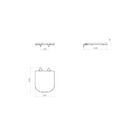 Assento Poliester Slow Close Axis/quadra Ebano Fosco - Deca