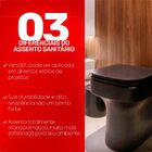 Assento Poliester Slow Close Axis/quadra Ebano Fosco - Deca