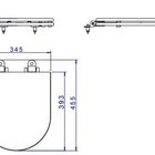 Assento Poliester Slow Close Lk/caarra Cinza Antracite Fixaçã