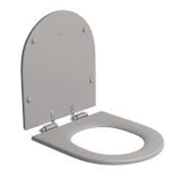 Assento Poliester Slow Close Lk/caarra Cinza Antracite Fixaçã