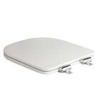 Assento Poliester Soft Close Antimicrobiano Unic Branco Para