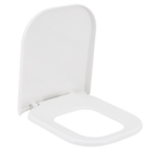 Assento Sanitário Quadra Polipropileno Fechamento Suave Branco Sensea