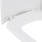 Assento Sanitário Quadra Polipropileno Fechamento Suave Branco Sensea