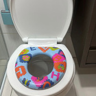 Assento Redutor Infantil De Vaso Sanitário  - Letras