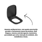 Assento Roca Debba Classic Soft Close Termofixo Onix