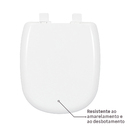 Assento Sanitário Sabatini Termofixo Fechamento Suave Branco Sensea