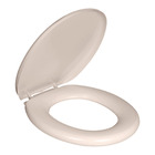 Assento Sanitário Plástico Salmon Fechamento Comum Fixação Branca Universal