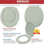 Assento Saniário Almofadado Oval Verde Para O Vaso Modelo Spo