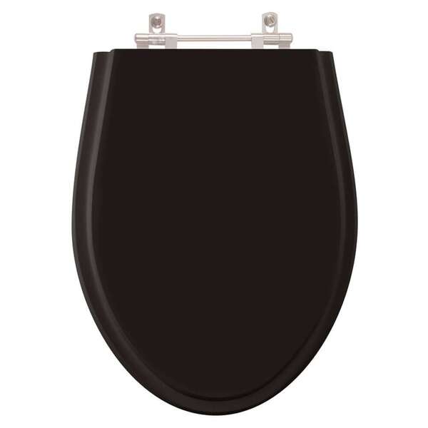 Assento Sanitario Absolute Preto Para Vaso Ideal Standard