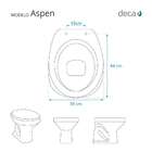 Assento Sanitário Acrílico Aspen Branco Para Vaso Deca